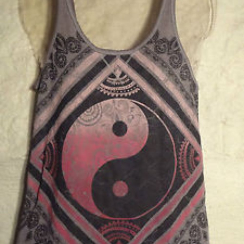 Juniors Yin Yang Tank Top size XS and S